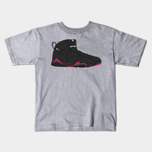 Air Jordan VII (7) - Raptor Kids T-Shirt by WalkDesigns